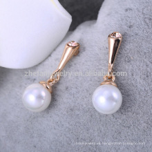 pendientes de perlas pendientes de perlas de doble cara